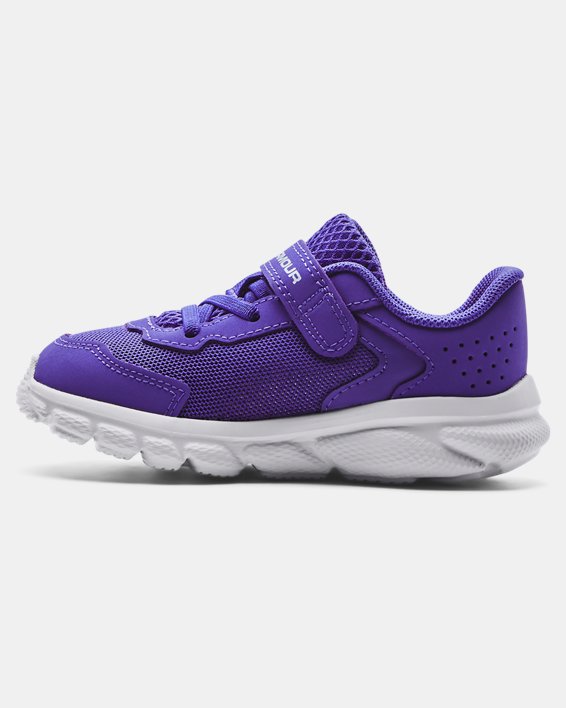 Girls' Infant UA Assert 9 AC Running Shoes, Purple, pdpMainDesktop image number 1